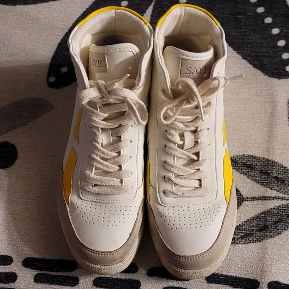 Saye Modelo ‘89 Hi Top- Yellow - Picture 3 of 6